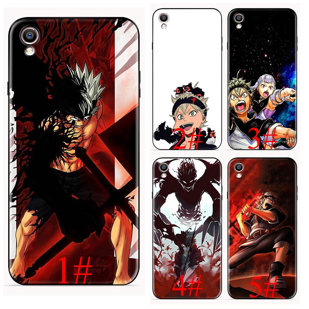 Black Clover OPPO A3s A5 A37 A39 A5s A7 A59 A77 A83 F5 F7 F9 Pro Soft Case