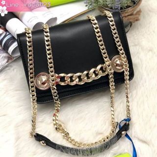 VERSACE JEANS NAPPA CROSSBODY BAG  ของแท้ ราคาถูก