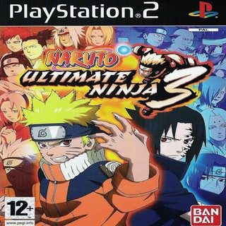 แผ่นเกมส์ PS2 (คุณภาพ) Naruto - Ultimate Ninja 3 (USA)