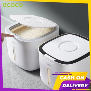 [พร้อมส่ง]Ecoco กล่องใส่ข้าวสาร กล่องเก็บข้าวสาร กล่องใส่อาห…