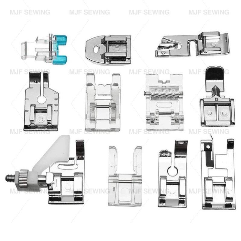 เซ็ตตีนผีจักรเย็บครอบจักรวาล ตีนผีจักรกระเป๋าหิ้ว Presser foot Set-11ชิ้น/16ชิ้น/32ชิ้น รูปที่ 2