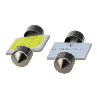 LEADTOPS 1 ชิ้นหลอดไฟรถยนต์ 31/36 มม. 39 มม. 42 มม. โดม Festoon COB Led 12v Smd อ่านป้ายทะเบียนแหล่งกำเนิดแสงสีขาว / น้ำแข็งสีฟ้า