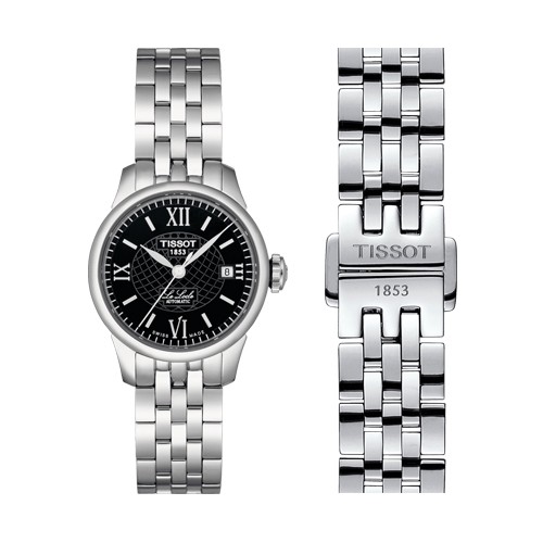 Tissot Le Locle Automatic (25.30) ทิสโซต์ เลอ โลค ออโต้ สีดำ เงิน T41118353 นาฬิกาผู้หญิง