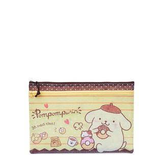 SANRIO ซองซิป F4 Pompompurin Snack แฟ้ม เครื่องเขียน