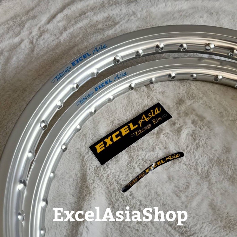 พร้อมส่ง🏁วงล้อ takasago excel asia แท้ สีเงิน (ราคาต่อ1วง)