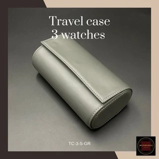กล่อง/เคสใส่นาฬิกา 3 เรือน Leather Watch Case, Travel Watch Case