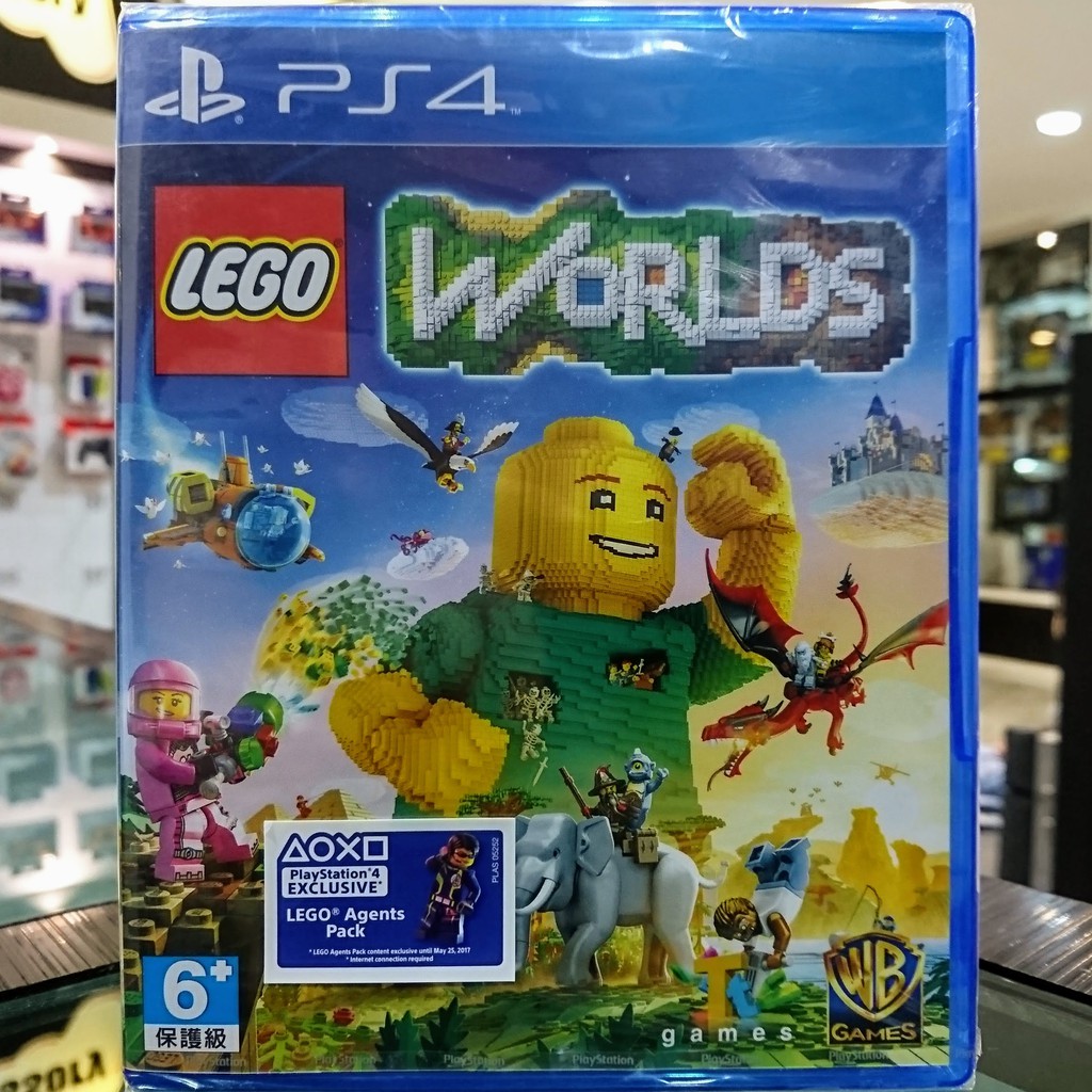 (ภาษาอังกฤษ) มือ1 Lego Worlds แผ่นเกม PS4 แผ่นPS4 (เล่น2คนได้ Lego World)