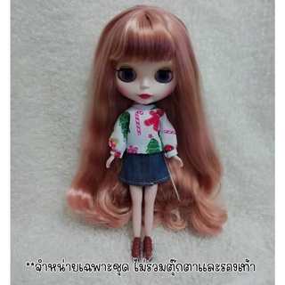 พร้อมส่ง ชุดเซตเสื้อกับกระโปรงชุดตุ๊กตาบรายธ์และบาร์บี้, licca, basaak, jecci5, icy