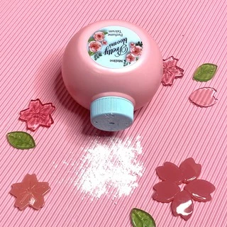แป้งฝุ่น มิสทีน พริตตี้ บลูม เพอร์ฟูม ทัลคัม Mistine Pretty Blooms Perfume Talcum 100 g.