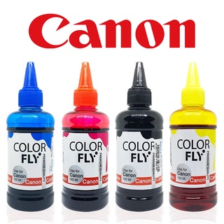 🔥[ขายส่ง]🔥 หมึก Canon หมึกเติม Canon ขนาด 100 ml COLOR FLY แท้ เติม Canon ได้ทุกรุ่น