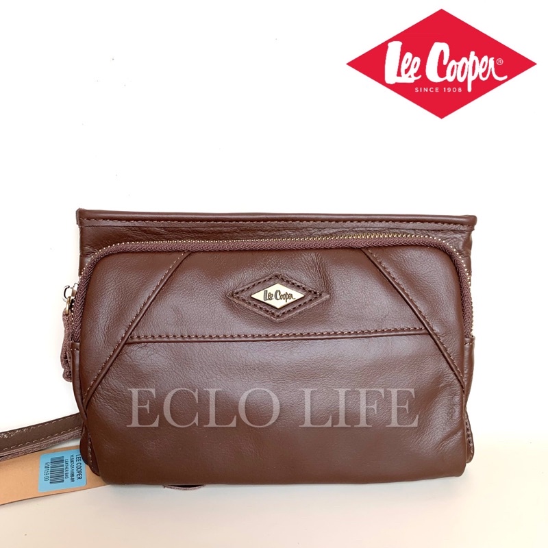 Lee Cooper กระเป๋าคลัทช์หนัง [YLS057-G1-1159B-BR I YLS057-G2-1159B-BR I YLS057-G3-159B-BR]