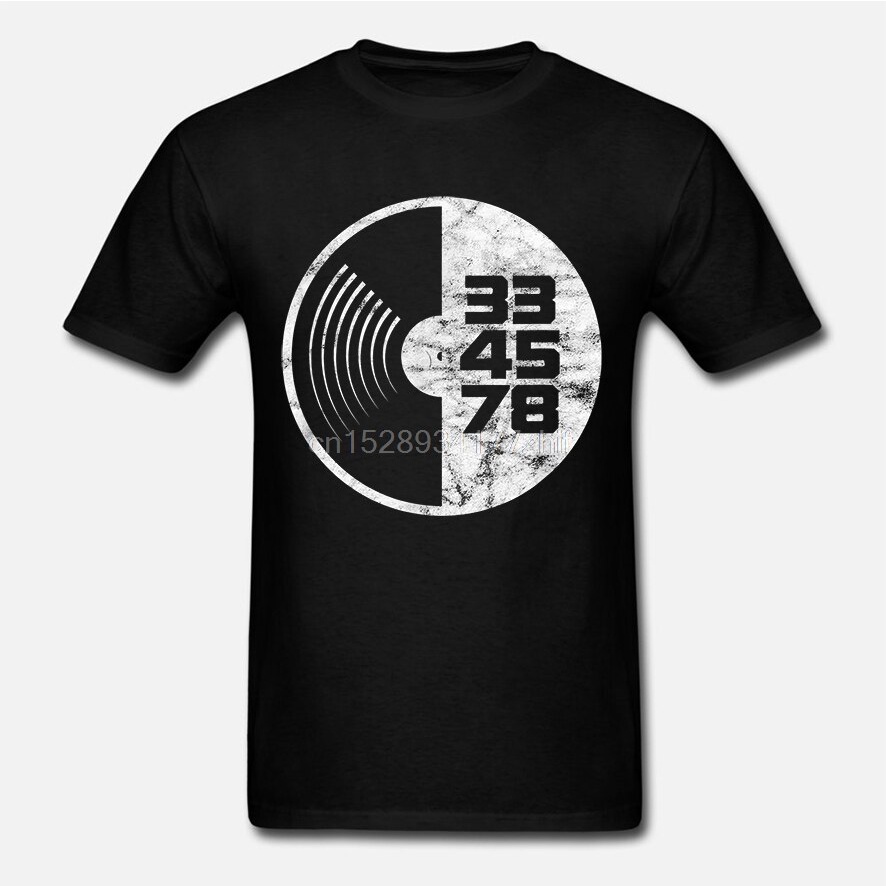 เสื้อผ้า Turntable 33 45 78 RPM T Shirt Records Vinyl Collector Tee 2326