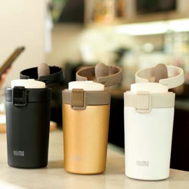 🍸ISSIMO-30 Travel Tumbler 300ML.🍸 แก้วเก็บความร้อน ความเย็น เคลือบเซรามิค ด้านใน ไม่มีกลิ่นโลหะ by V