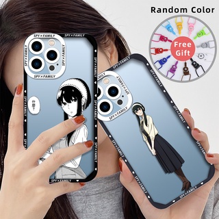 เคสโทรศัพท์มือถือนิ่ม ลายการ์ตูนอนิเมะ Spy×Family Angel Eyes สําหรับ iPhone 11 12 13 Pro Max lphone X XS 7 8 SE 2020