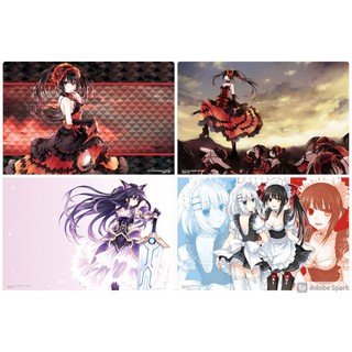 สนามการ์ด, แผ่นรองเมาส์ Bushiroad Rubber Mat Date A Live : Kurumi Tokisaki, Tohka Yatogami, Origami - Playmat