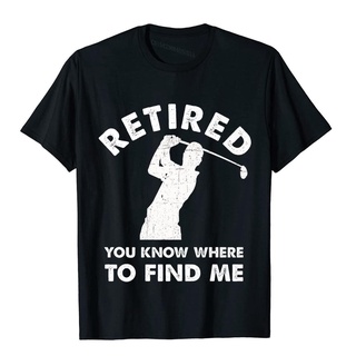 เสื้อยืดผ้าฝ้าย เสื้อยืด ผ้าฝ้าย พิมพ์ลาย Retirement Retired Golfer 3 มิติ พรีเมี่ยม แฟชั่นสําหรับผู้ชาย