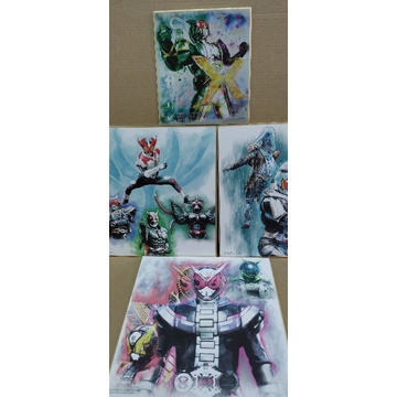 Shikishi ชิกิชิ แผ่นภาพ มาร์คไรเดอร์ คาเมนไรเดอร์