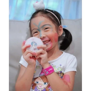 PUNARA แป้งฝุ่นโปร่งแสงอัดแข็งออแกนิครุ่นเมอร์เมด (Mermaid) แป้งข้าวบาร์เลย์ สำหรับทาหน้าเด็ก (Talc & Gluten Free)