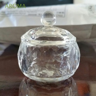 Aroma จานแก้วคริสตัล ทรงกลม ทําความสะอาดง่าย