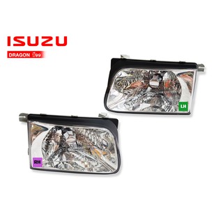 ไฟหน้า ISUZU TFR 99 Dragon Eye Head Lamp LH-RH 1คู่