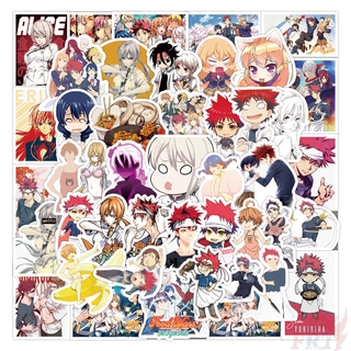 ❉ Food Wars！Shokugeki no Soma Series 01 - Anime Yukihira Sōma Megumi Tadokoro สติ๊กเกอร์ ❉ 50Pcs/Set Waterproof DIY Fashion Decals Doodle สติ๊กเกอร์