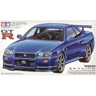 พลาสติก โมเดล ประกอบ TAMIYA สเกล 1/24 NISSAN SKYLINE GT-R V-SPEC R34 (24210)