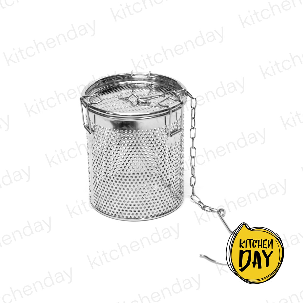 (11 ซม.) ไร้สารตะกั่ว  กระป๋องเครื่องเทศสแตนเลส กระบอกกรอง กระป๋องต้มเครื่องเทศ กระป๋องเครื่องเทศสำหรับต้ม