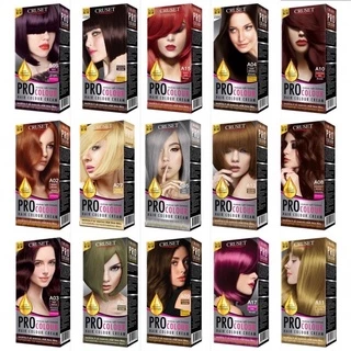 ครีมย้อมผมCruset Pro Colour Hair Cream 100ml.