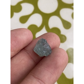 (F) พลอยดิบแท้ บลู อพาไทร์(Blue Apatite)พลอยธรรมชาติ 100% น้ำหนัก 8.00 กะรัต