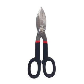 กรรไกรตัดแผ่นโลหะ HACHI 10 นิ้ว สีดำ-แดง STRAIGHT CUTTING AVIATION SNIP HACHI 10" BLACK-RED