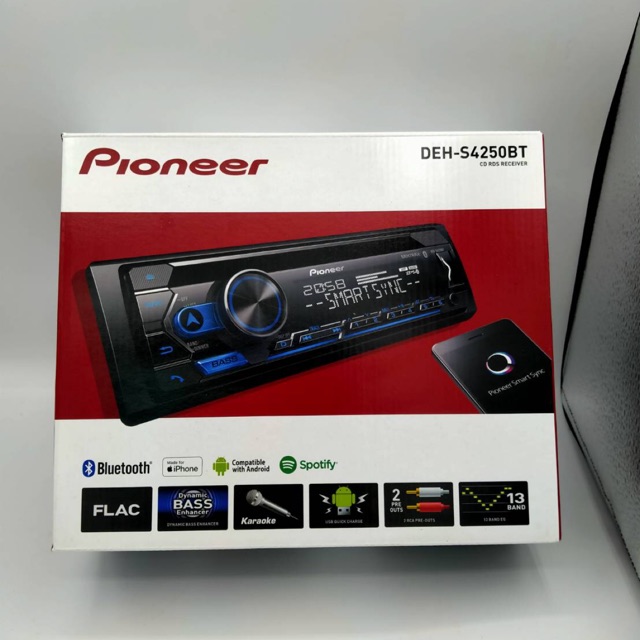 ลดราคา Pioneer DEH - S4250BT มีบลูทูธ วิทยุ1ดินติดรถยนต์ #ค้นหาเพิ่มเติม กรอบหน้าวิทยุ ปลั๊กไฟจอแอนดรอย กล้อง3in1 กล้องบันทึกหน้า เครื่องชาร์จแบตเตอรี่