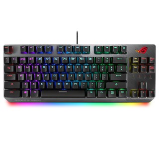 ASUS ROG Strix Scope NX TKL wired mechanical RGB gaming keyboard for FPS games, with ROG NX switches, aluminum frame