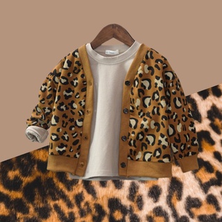 Leopard candigan เสื้อคลุมลายเสือ (เสื้อตัวเดียว)(STREET27)