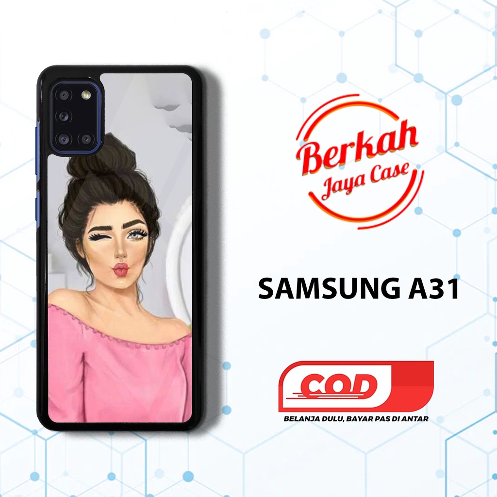 เคส Samsung A31 ใหม่ล่าสุด, ลายเด็กผู้หญิง, เคส Samsung A31, วัสดุ Hardcase, Softcase, Premium Gloss