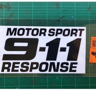 911 MOTOR SPORT สติ๊กเกอร์ติดรถ