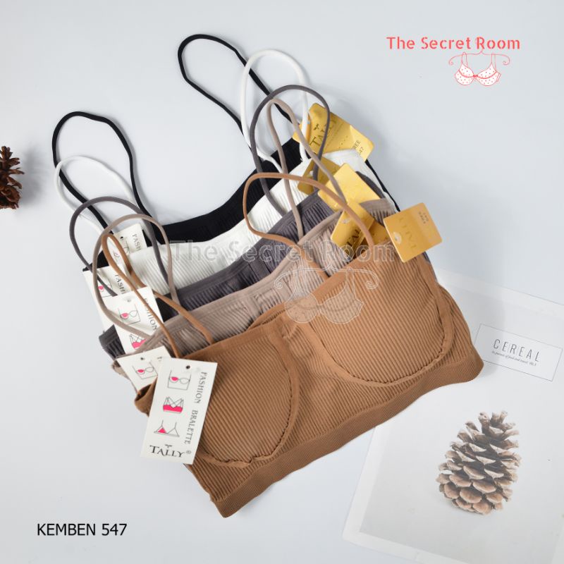 SALLY BRA BH KEMBEN BRALETTE 547 | ฟรีไซส์ | เนื้อไหมพรม | ถ้วยบี