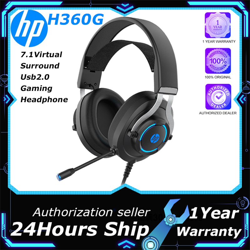 HP H360G 7.1 Virtual Surround Usb2.0 Gaming Headphone Gaming Headset