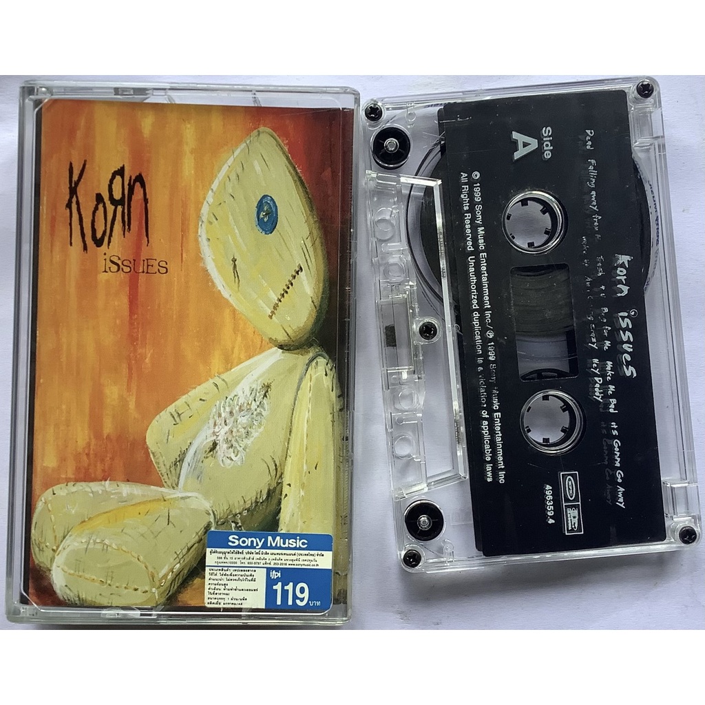 Cassette Tape เทปคาสเซ็ตเพลง Korn อัลบั้ม Issues ลิขสิทธิ์