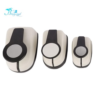 3Pcs Paper Craft Punches-Hole Puncher Single,Hole Punch Shapes, Hole Puncher for Crafts 9/16/25mm Circle Punch Set