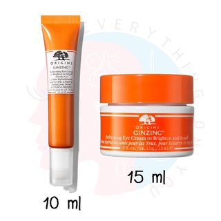 ลด 18% {โค้ด 8MZCRVW} [พร้อมส่ง] Origins GINZING Refreshing Eye Cream To Brighten &amp; Depuff