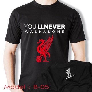 เสื้อยืด สกรีนลายลิเวอร์พูล  - Liverpool FC T-Shirt