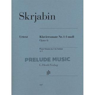 (โค้ดINCSM2Lลด70฿) Skrjabin Piano Sonata no. 1 op. 6 HN1107