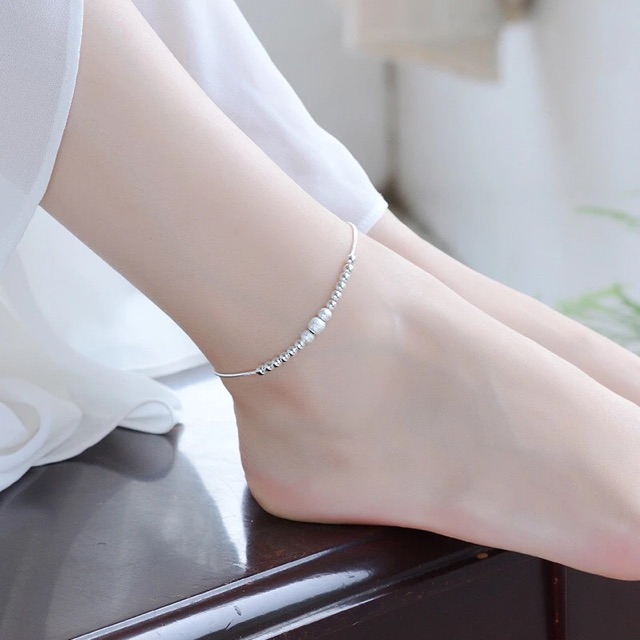 สร้อยข้อเท้าเงินแท้ 925 SA06