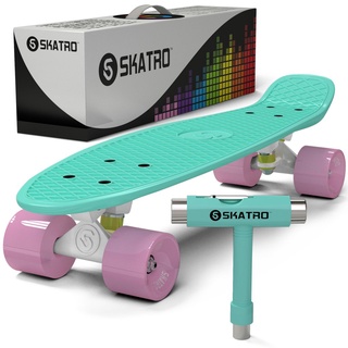 [พร้อมส่ง] Skatro Mini Cruiser ครุยเซอร์สเก็ตบอร์ด สี Mint Bliss