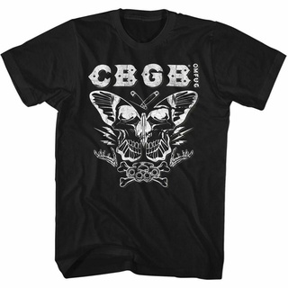 ผลิตภัณฑ์ใหม่👕ใหม่ เสื้อยืดลําลอง ผ้าฝ้าย แขนสั้น พิมพ์ลายผีเสื้อ Cbgb สไตล์อเมริกัน คลาสสิก สําหรับผู้ชาย