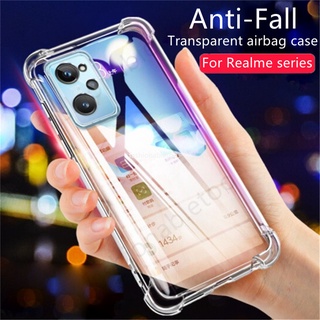 เคสโทรศัพท์มือถือ ซิลิโคน กันกระแทก ป้องกันเลนส์กล้อง สี่มุม สําหรับ Realme 9 pro plus 9pro+ 9i 8 pro 8pro 8i 7pro 7i Realme9pro Realme9i Realme8pro Realme7 4G 5G