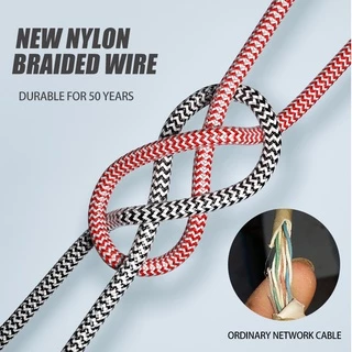 JAERSENT สายแลน1m~50m ​Cat 6 UTP Gigabit สายเคเบิลเครือข่ายอีเธอร์เน็ต RJ45 สายแพทช์แลน สำหรับ PC แล็ปท็อป, เราเตอร