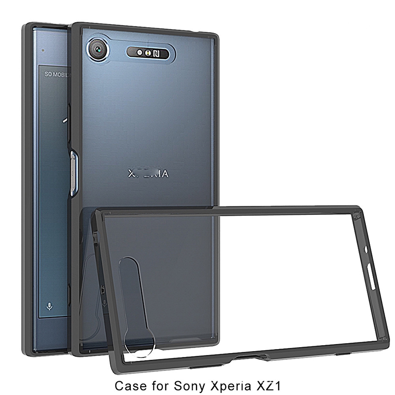 เคสอะคริลิคใส ติดตั้งง่าย สําหรับ Sony Xperia XZ1 5.2 นิ้ว XZ1
