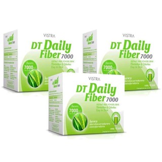 VISTRA DT Daily Fiber 7000 ใยอาหารผสมคลอโรฟิลล์ ดีท็อกลำไส้ล้างสารพิษ