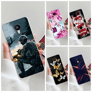 เคสโทรศัพท์มือถือ ซิลิโคนเจลลี่ใส แบบนิ่ม สําหรับ Meizu M3 M5 Note M3 Mini M5S